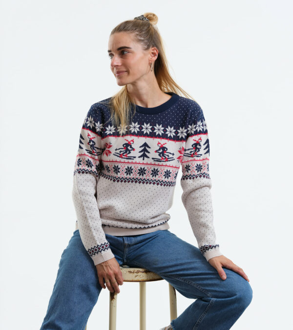 Knitted Pullover Lamona Skiers - Image 2