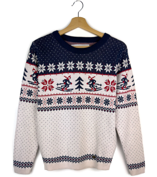 Knitted Pullover Lamona Skiers