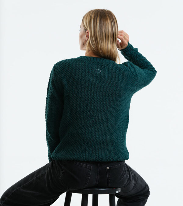 Strickpullover Lamona dunkelgrün – Bild 5