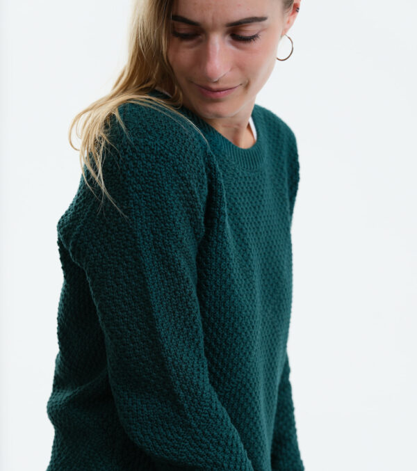 Strickpullover Lamona dunkelgrün – Bild 4
