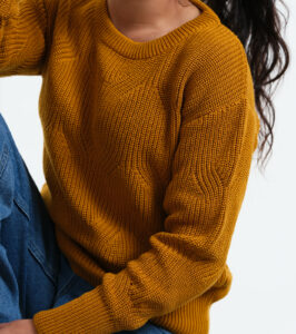 Short knitted Pullover May mustard yellow - Image 4