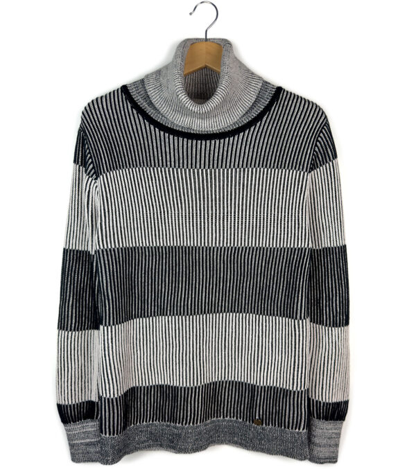 Knitted Pullover Tioga with stripes - Image 3
