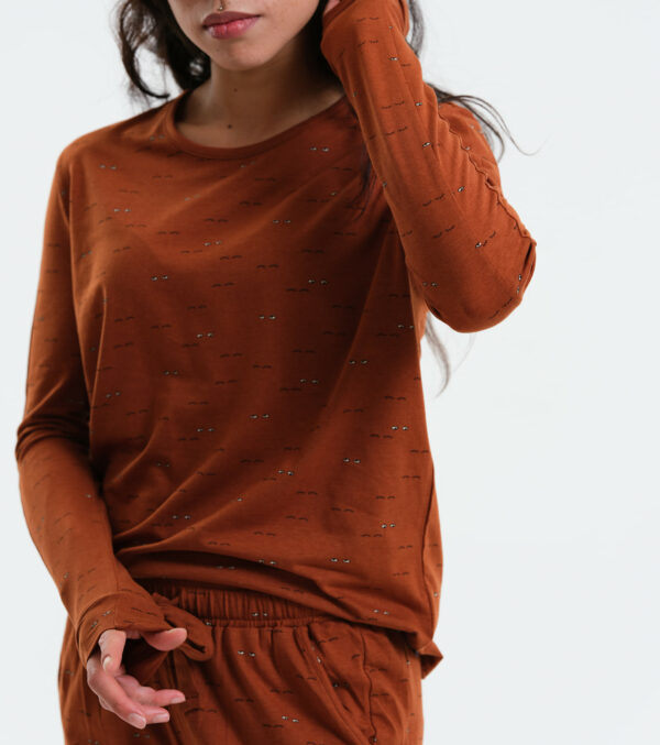 Pajama Mary with fine allover print - Image 3