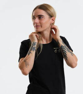 Shirt Taylor Langsam mit den Pferden schwarz – Bild 4