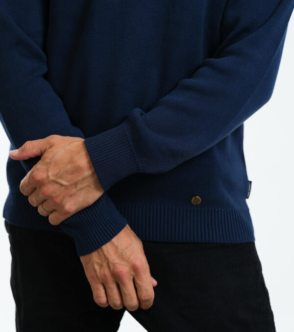 Men's soft jacquard knitted Troyer Keene - Image 6