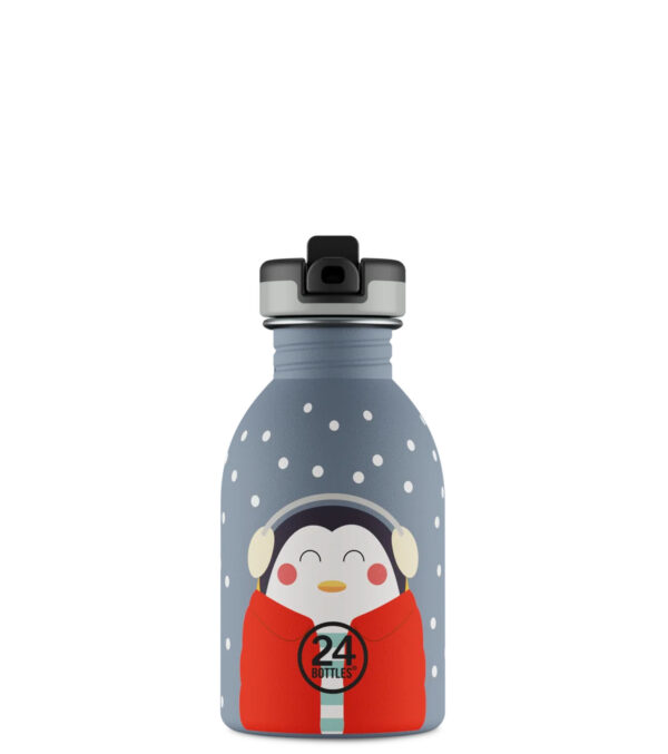 0,25l Trinkflasche Happy Penguin mit Sportverschluss