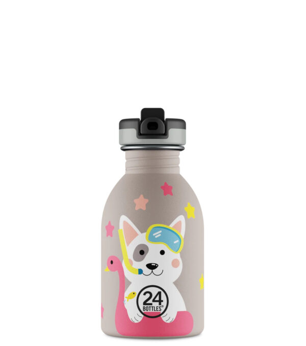 0,25l Trinkflasche Lucky Dog mit Sportverschluss