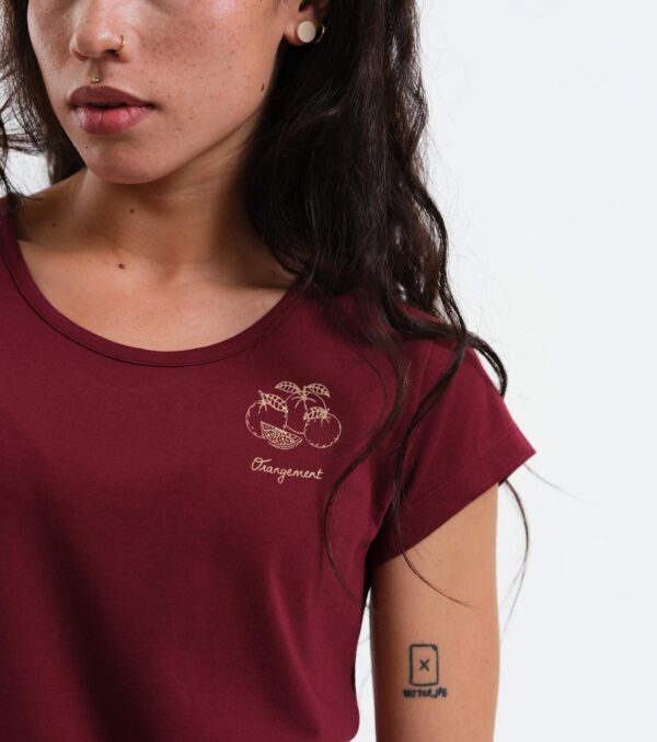 Shirt Asheville Orangement burgundy - Image 5