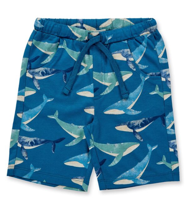 Kinder Shorts mit Wal-Druck