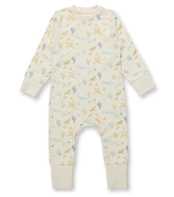 Babystrampler mit Meerestiere-Druck