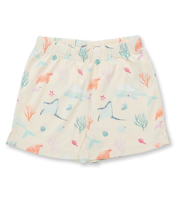 Short children‘s pajamas with sea creature print - Image 6