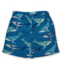 Short children‘s pajamas with whale print - Image 3