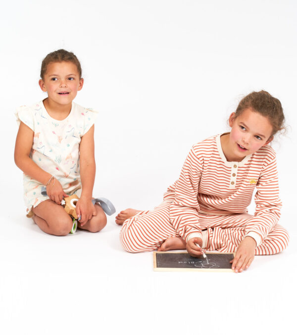 Short children‘s pajamas with sea creature print - Image 7
