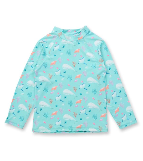 Kid's swim shirt UVP 50+, sea creature print