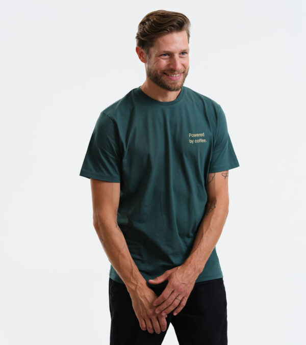 Shirt Powered by coffee. - Image 9