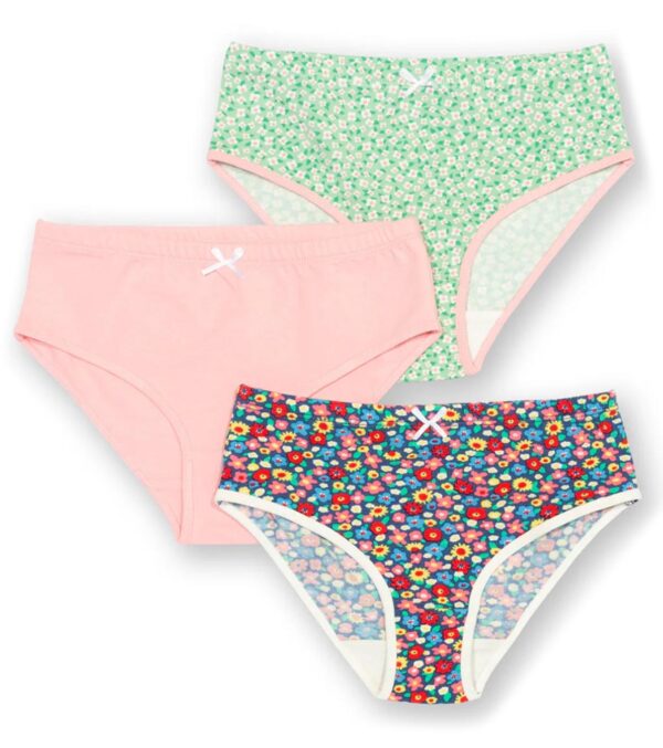 Mädchen Slips 3er-Pack, Dinky ditsy
