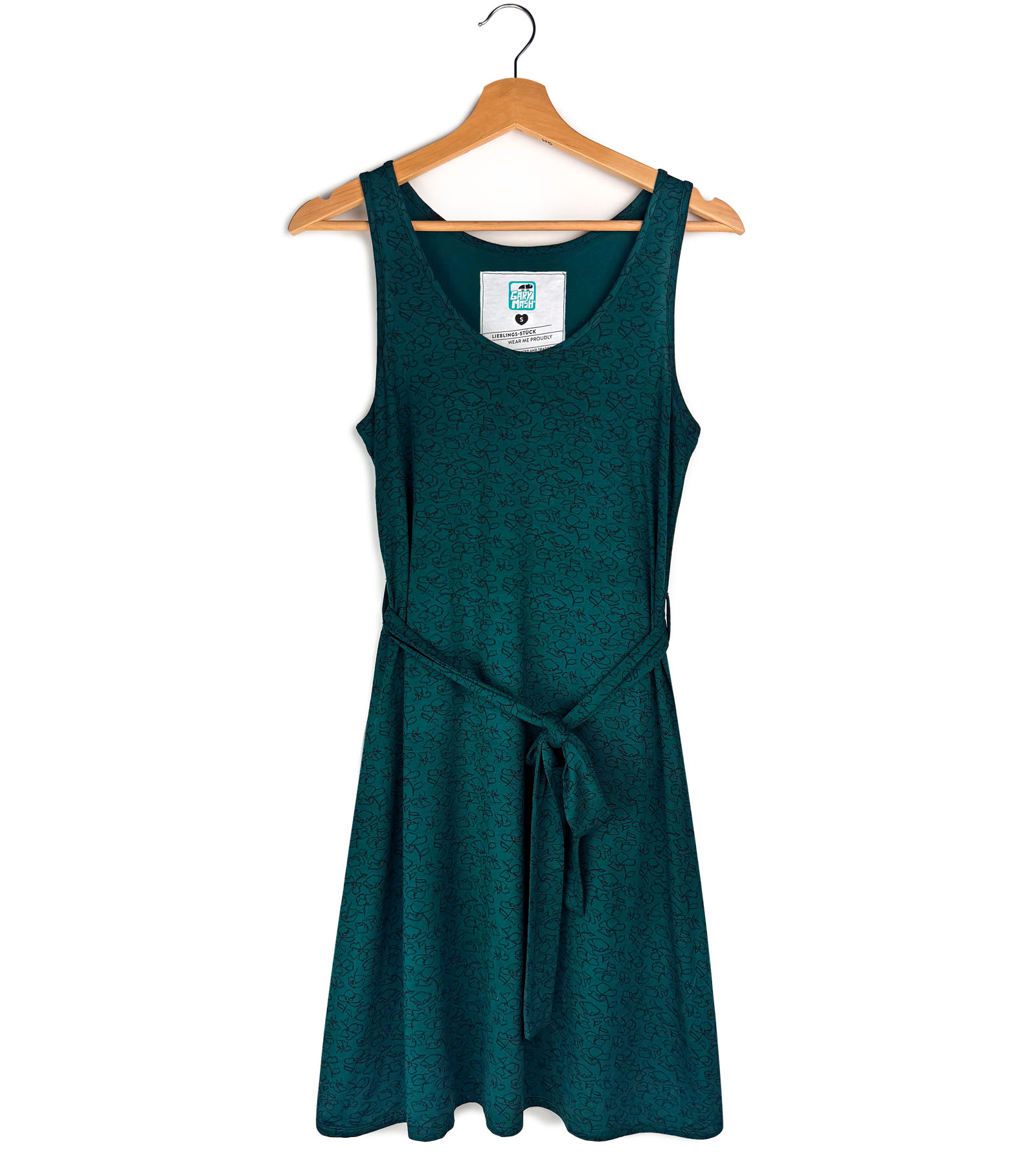Ellison dress dark green flowers - Image 7
