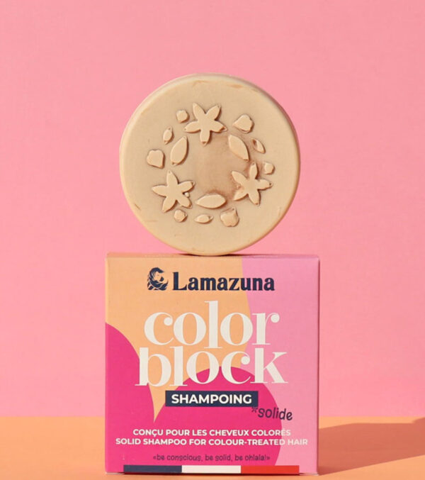 Color Block festes Shampoo für gefärbtes Haar, 70 g – Bild 2