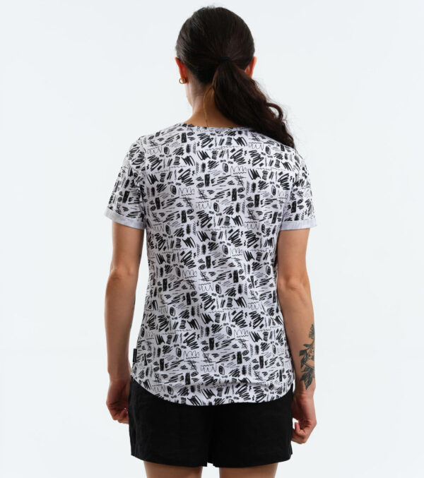 Shirt Ella Scribble white - Image 6