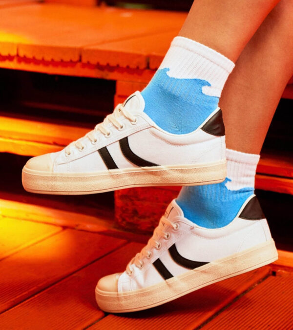 Waves Sneaker-Socken – Bild 4