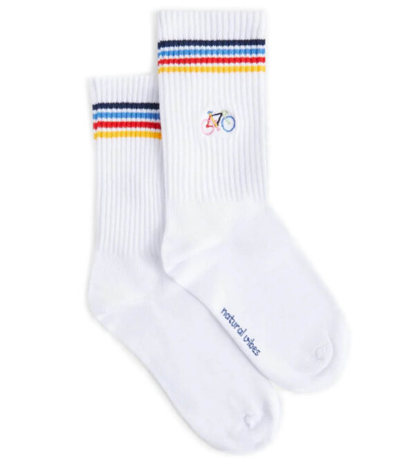 Colorful bike socks