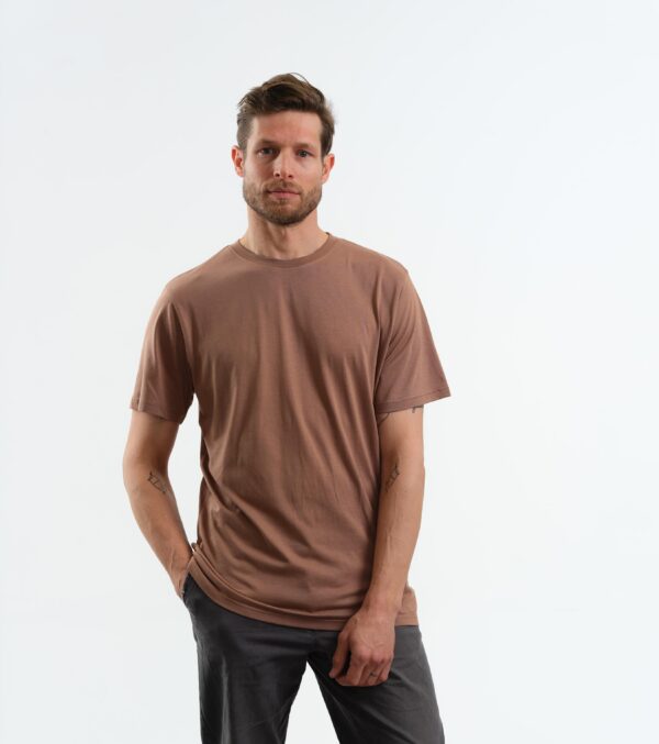 Basic modal Shirt light brown