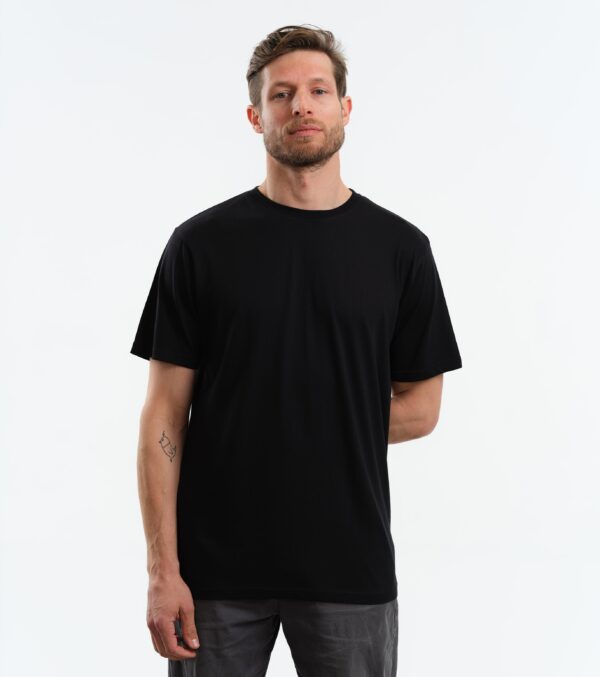 Basic modal Shirt black - Image 4