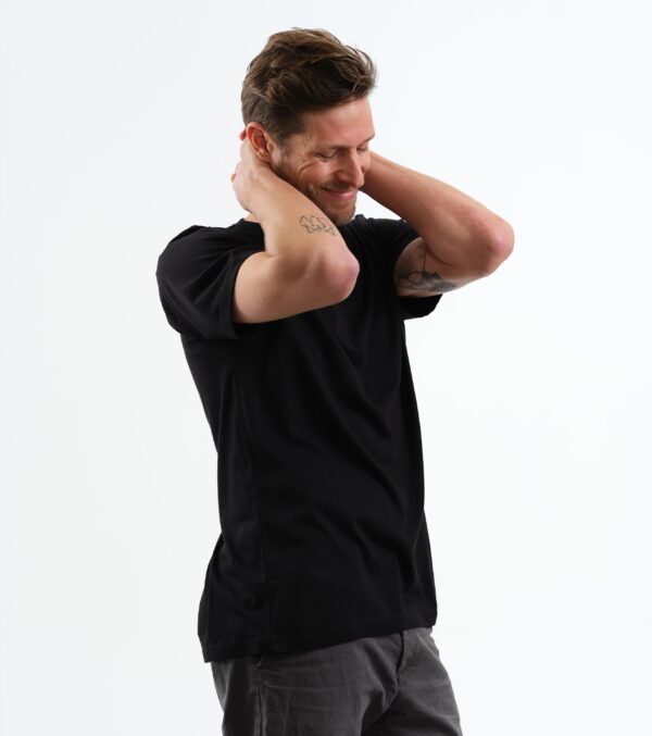 Basic modal Shirt black - Image 2