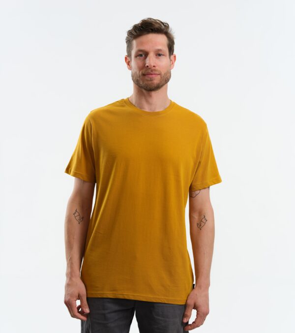 Basic Shirt gelb – Bild 3