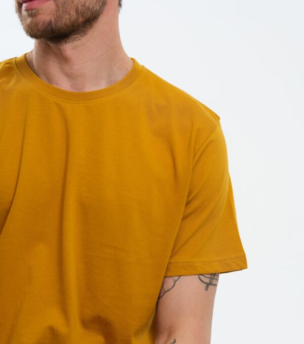 Basic Shirt gelb – Bild 6