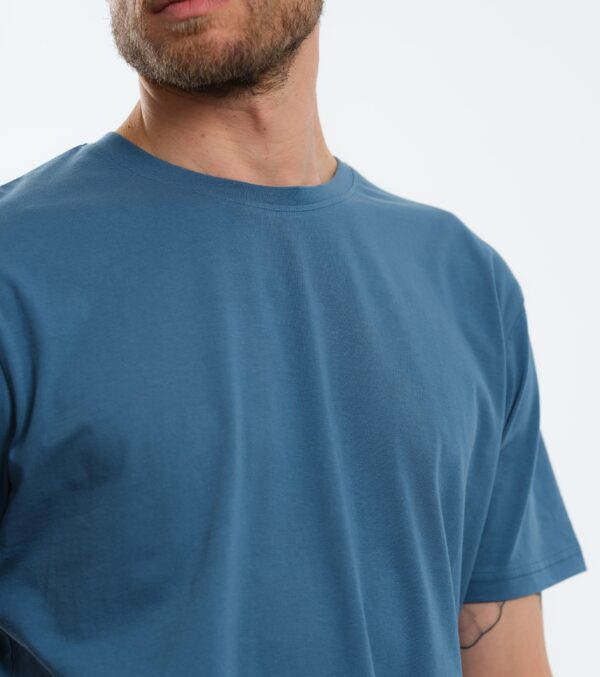 Basic Shirt sea blue - Image 4