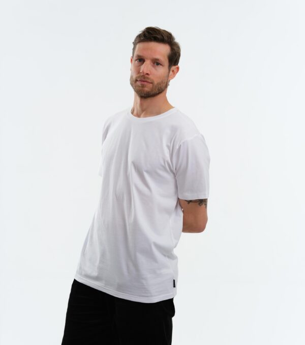 Basic Shirt Weiß – Bild 4