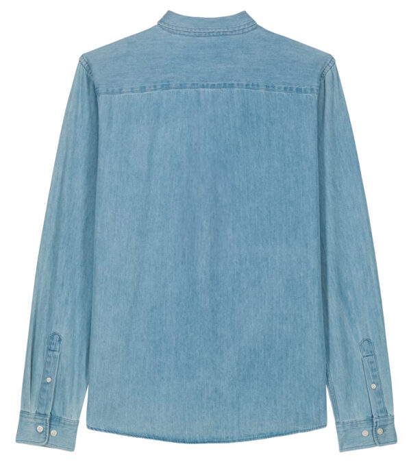 Men‘s Light-Wash Denim Shirt - Image 8