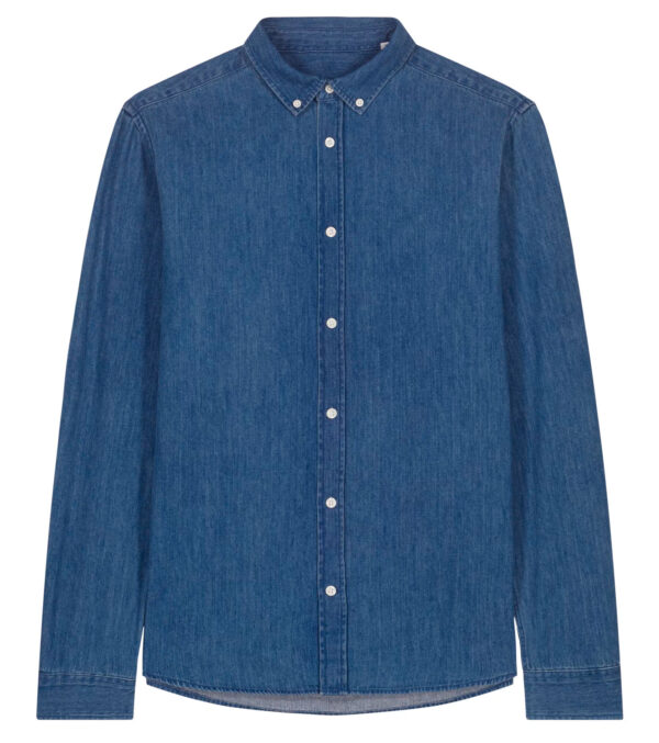 Men‘s Mid-Wash Denim Shirt