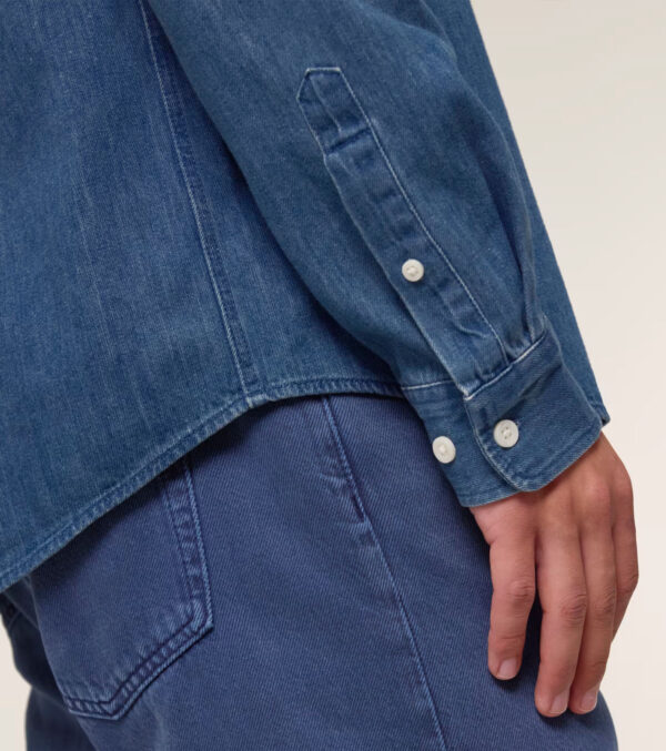 Men‘s Mid-Wash Denim Shirt - Image 4