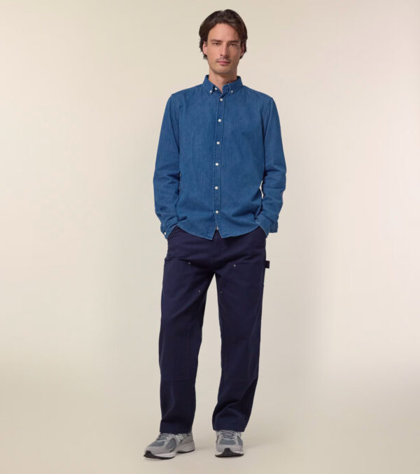 Men‘s Mid-Wash Denim Shirt - Image 6