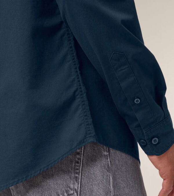 Men‘s Poplin Shirt navy blue - Image 3