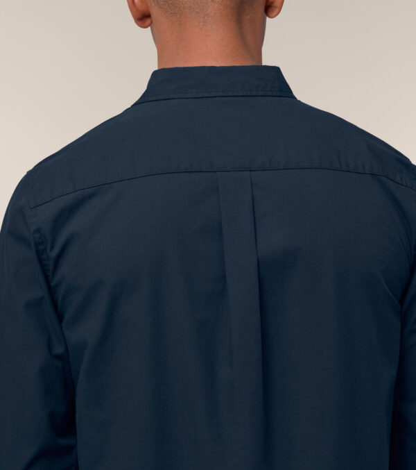 Men‘s Poplin Shirt navy blue - Image 6