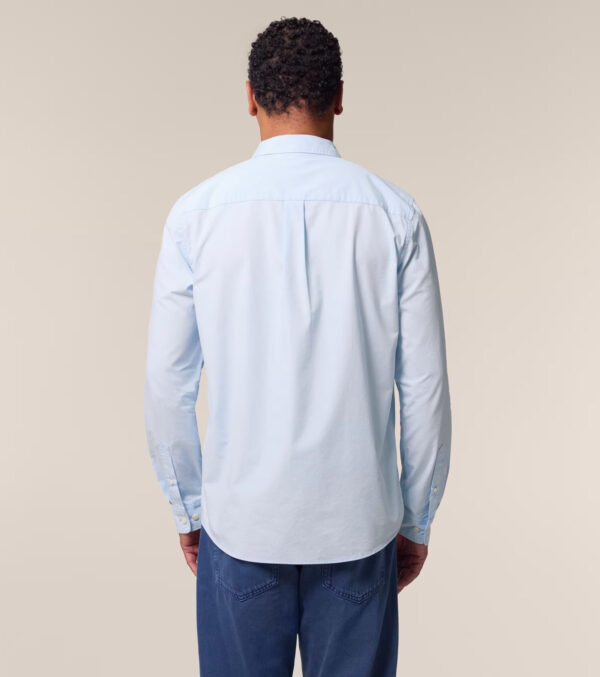 Men‘s Poplin Shirt light blue - Image 7