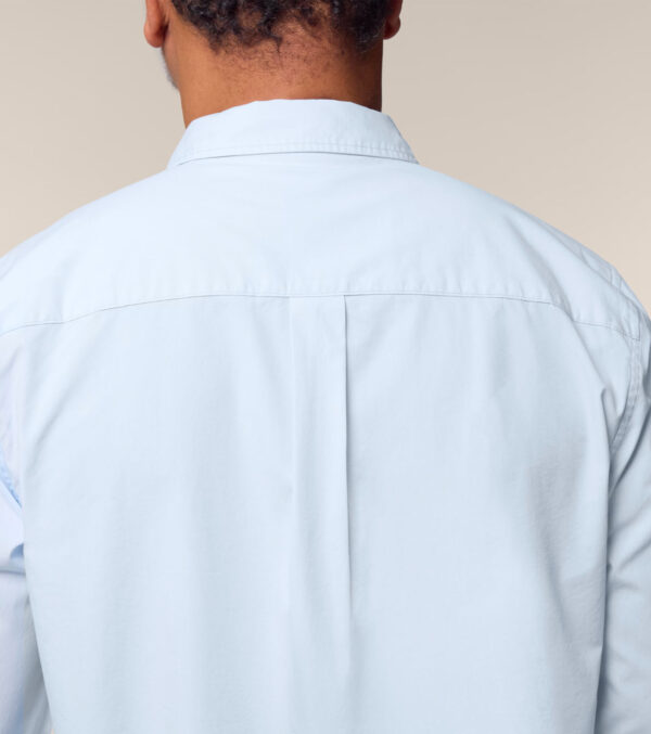 Men‘s Poplin Shirt light blue - Image 4