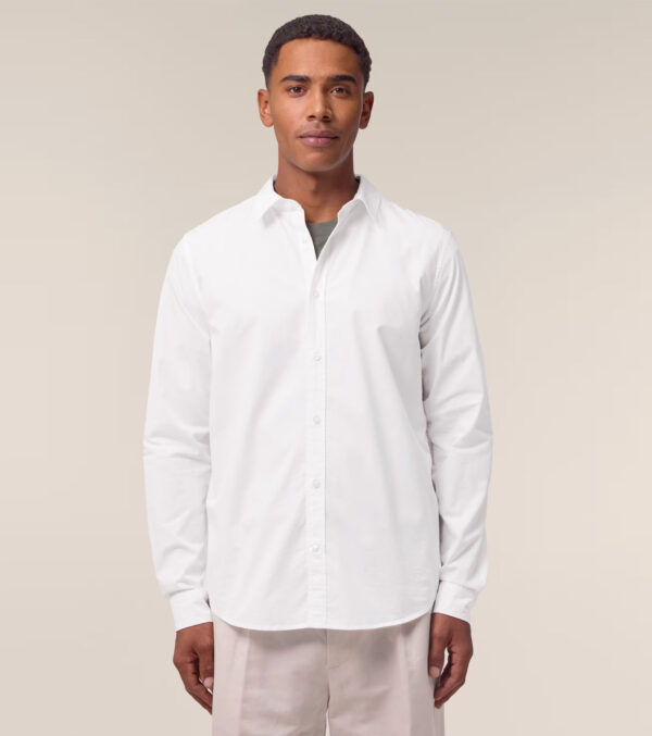 Men‘s Poplin Shirt white - Image 7
