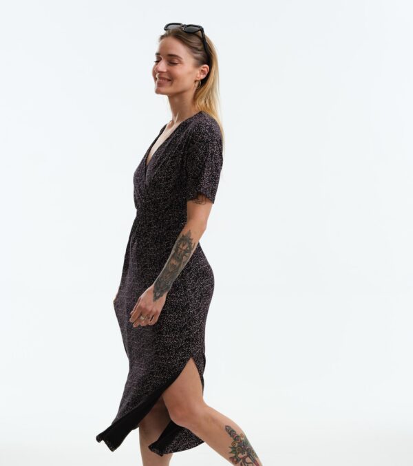 Kleid Helena schwarz Dots