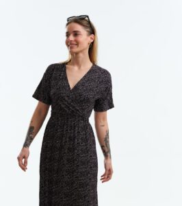 Kleid Helena schwarz Dots – Bild 9