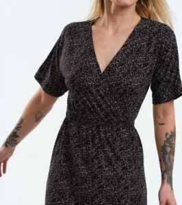 Kleid Helena schwarz Dots – Bild 11
