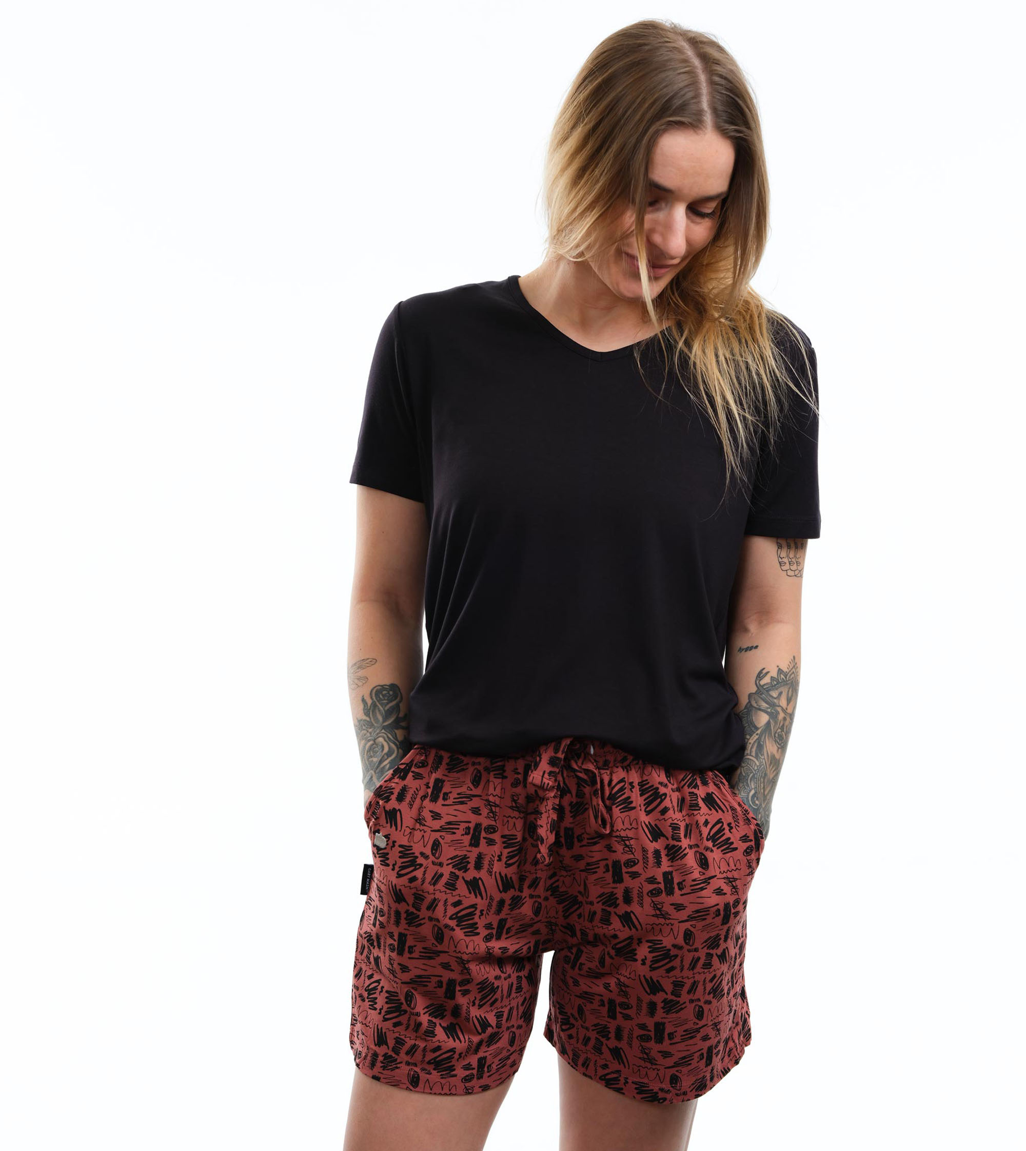 Short pajama Marion Scribble