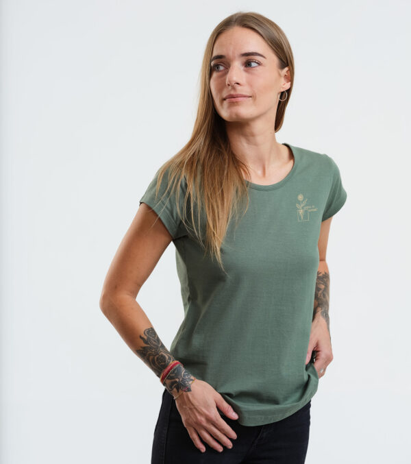 Shirt Asheville Wurzel im Quadrat – Bild 3