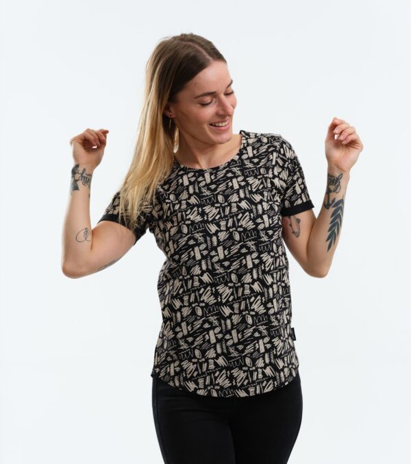 Shirt Ella Scribble black - Image 2