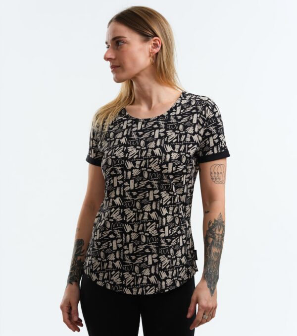 Shirt Ella Scribble black - Image 5