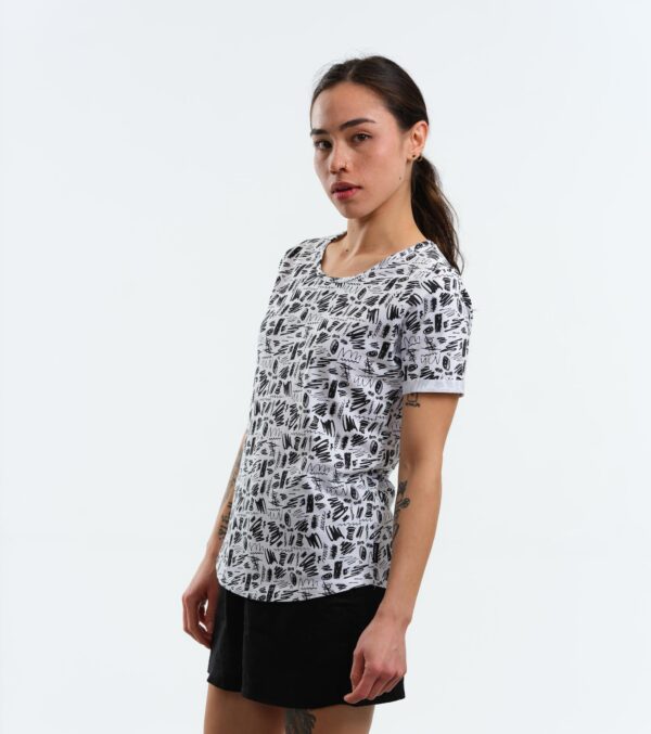 Shirt Ella Scribble white - Image 2
