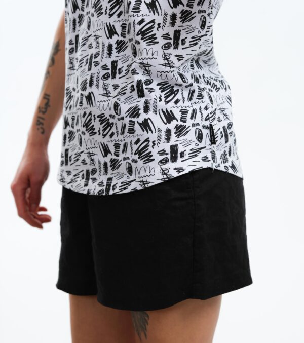 Shirt Ella Scribble white - Image 4